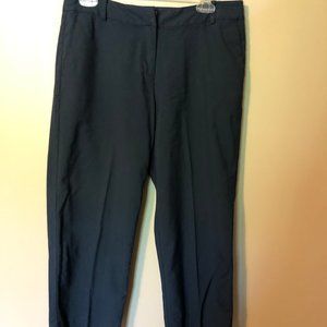 J.Jill Navy Capris 100% wool, Size 8